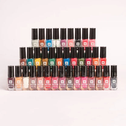 Pack Of 12 Peel Off Nail Paints