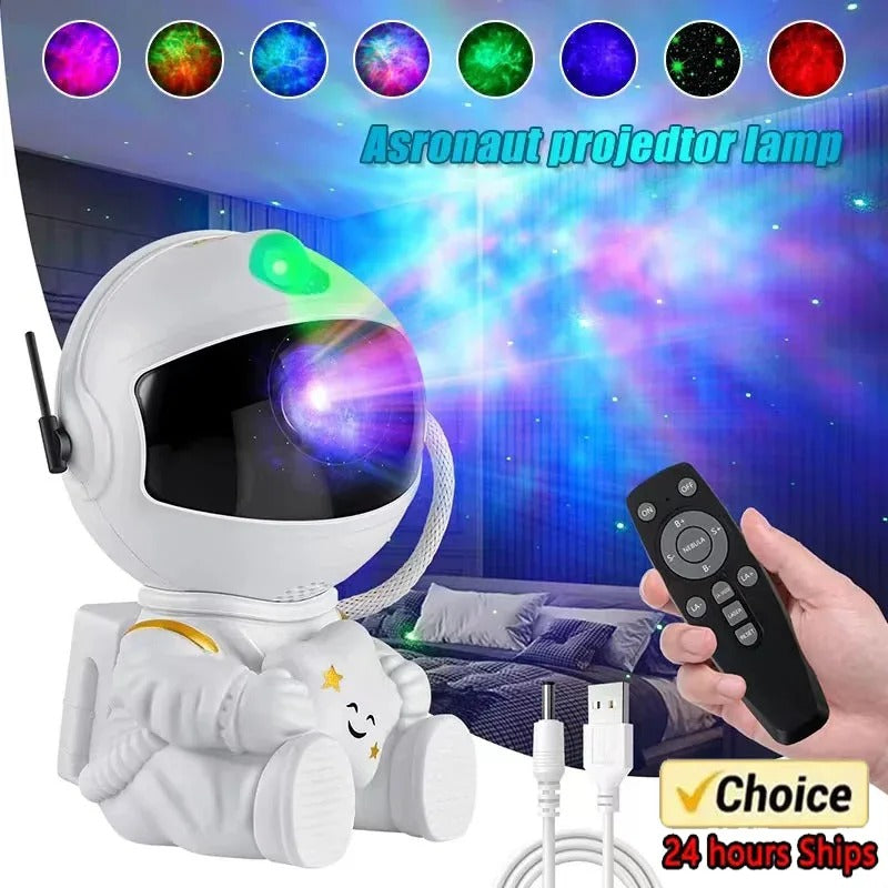 Galaxy Star Astronaut Projector LED Night Light